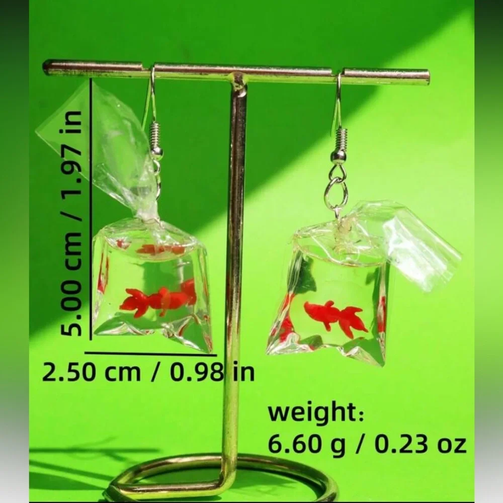 Goldfish Bag Earrings